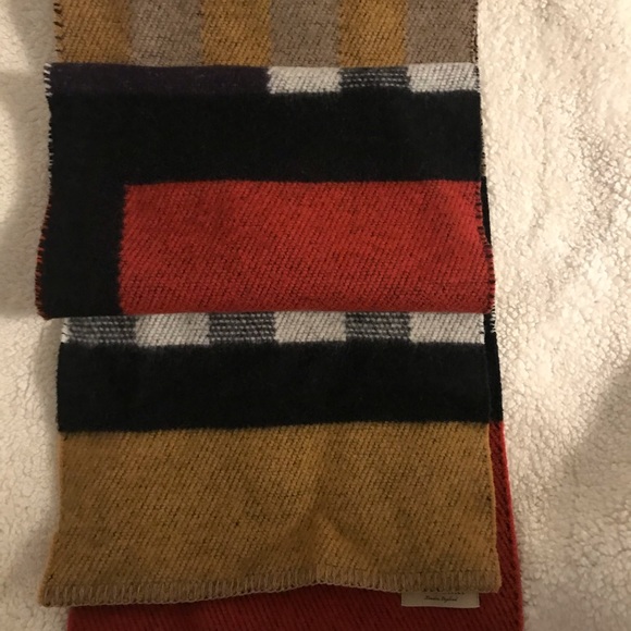 Burberry woman  Color Block Check  Scarf - Picture 3 of 5